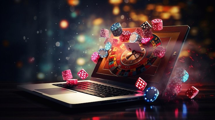 Meja kasino live casino dikelilingi oleh pemain antusias dengan dealer ramah